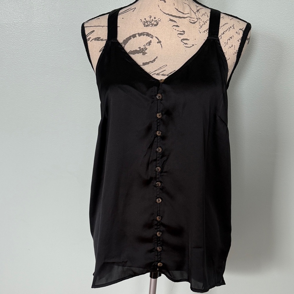 Maeve Elegant Black Sleeveless Top